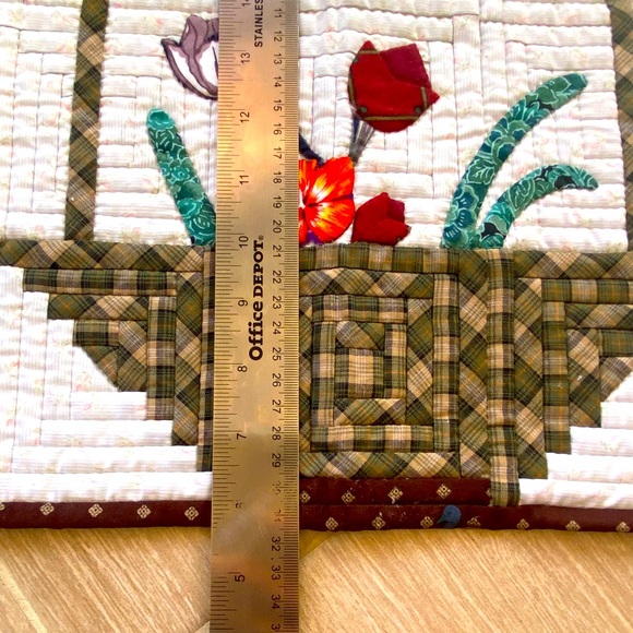 Handmade:Quilted hot pad or placemat - Picture 3 of 6